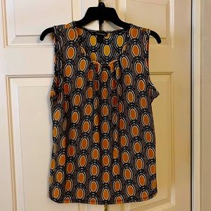 Bt Design top - gold-black-white